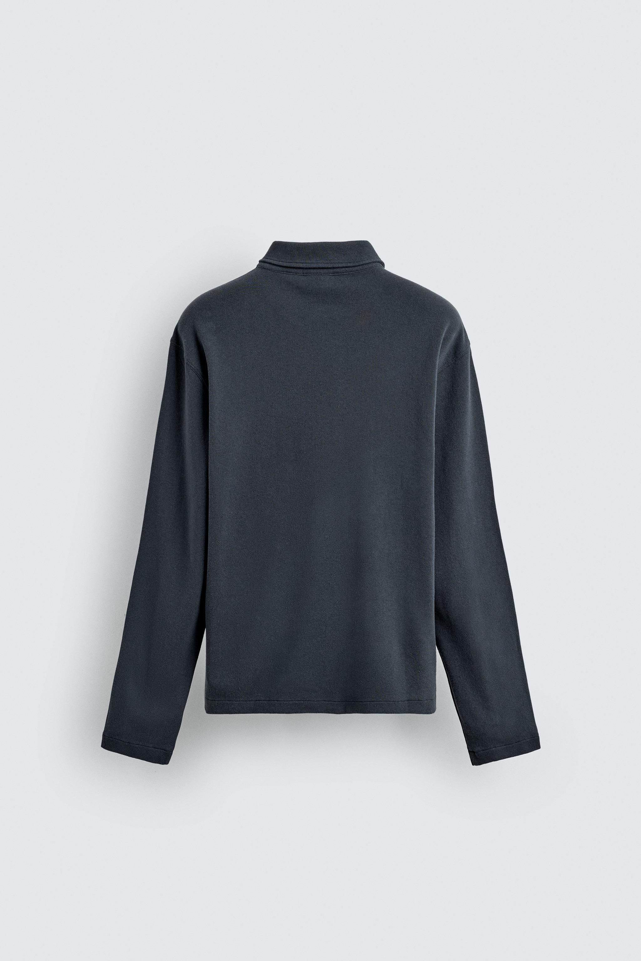 ORIGINS BRUSHED TEXTURED POLO SHIRT